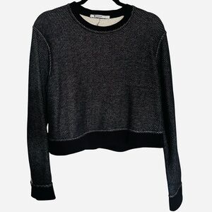 *EUC* Alexander Wang Black and White Textured Sweatshirt